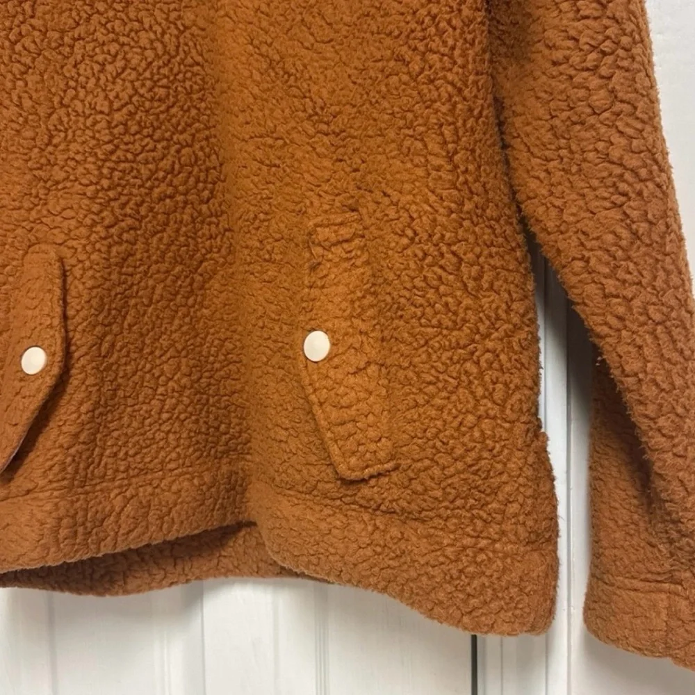 J.Crew Women's Snap-Collar Sherpa Fleece Pullover - Picture 10 of 12
